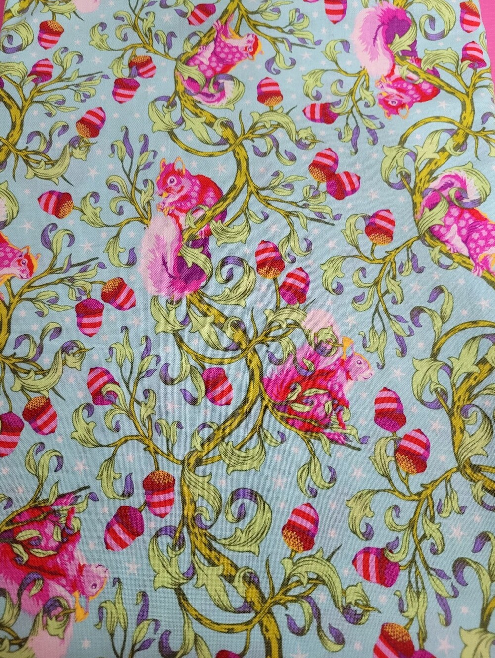 Tula Pink Oh Nuts! Cotton Sewing Fabric Tiny Beasts Collection 4 Yards (1687)